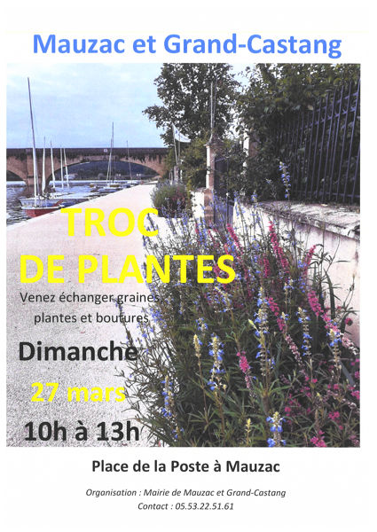 TROC DE PLANTES