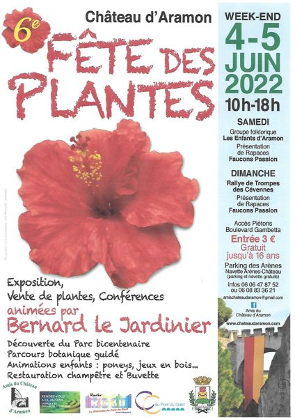 6ème Fête des Plantes du Château d'Aramon