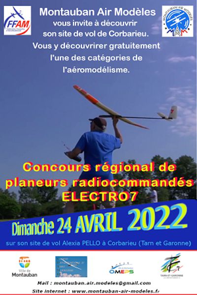 CONCOURS DE PLANEURS MOTORISES RADIOCOMMANDES.