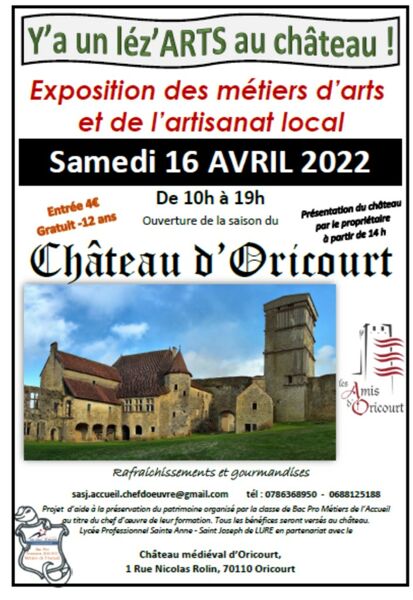 Exposition d'art et d'artisanat local Y'a un léz'ARTS au Château !