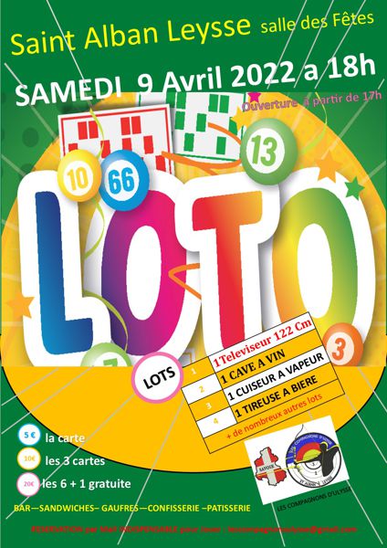 LOTO DES COMPAGNONS D'ULYSSE