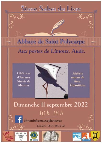 5ème Salon du Livre à l'Abbaye de Saint Polycarpe