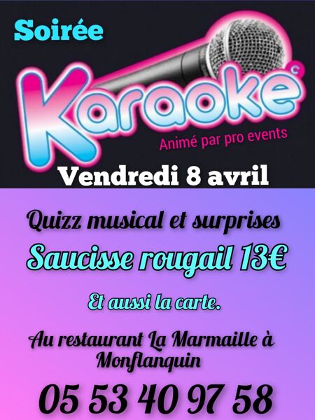 Soirée Karaoké