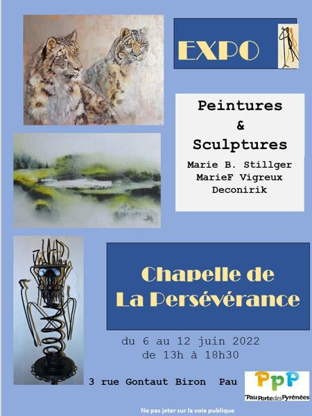 Exposition de peintures et de sculptures