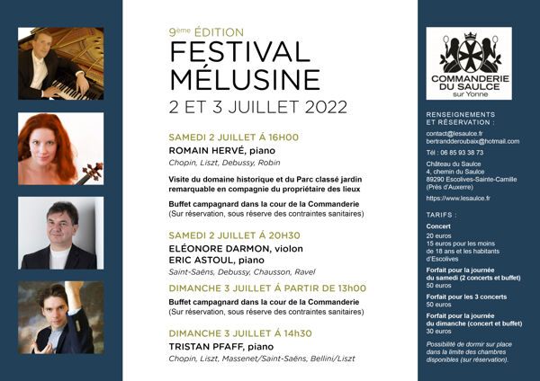 Festival Mélusine 2022, 9ème édition
