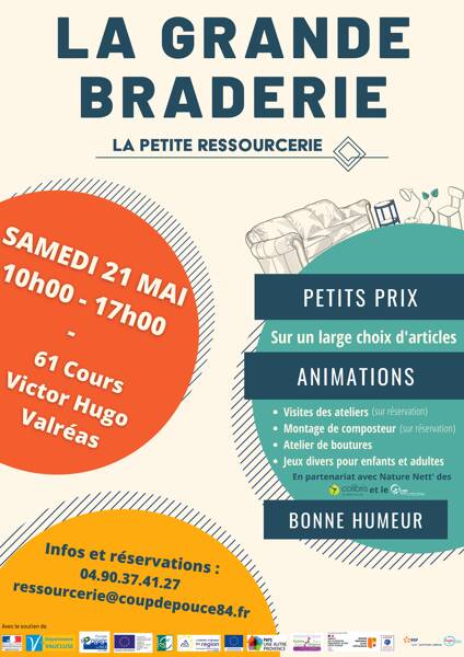 Grande Braderie avec animations et visites 