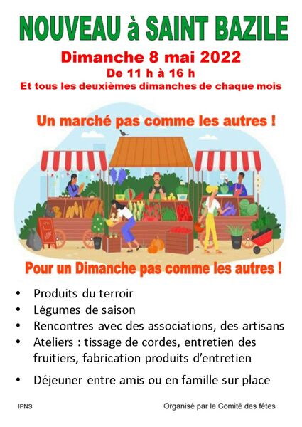 Un marché pas comme les autres