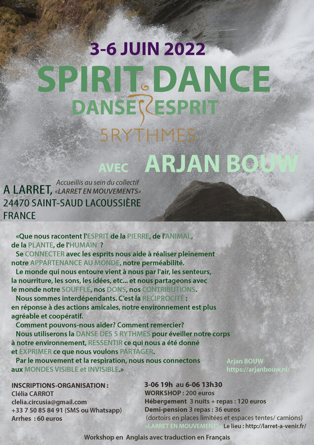 SPIRIT DANCE Workshop 5 rythmes