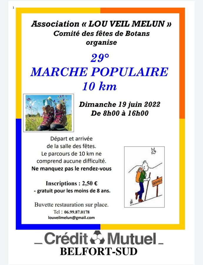 Marche populaire/ Lou Veil Melun