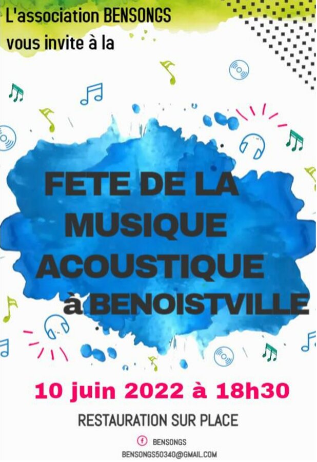 Fête de la musique acoustique de BENOISTVILLE