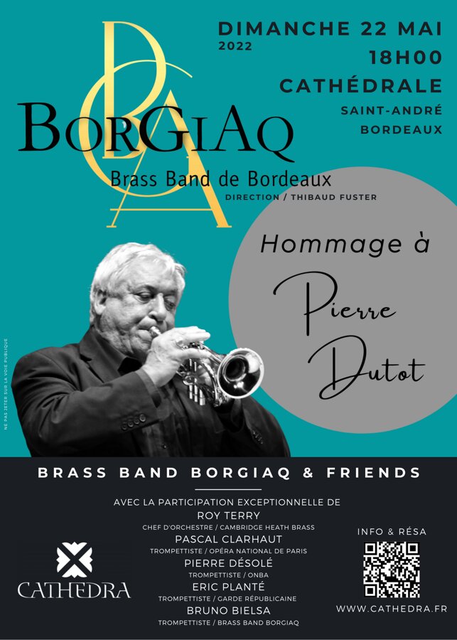 Concert Hommage à Pierre Dutot - Brass Band BorGiAq