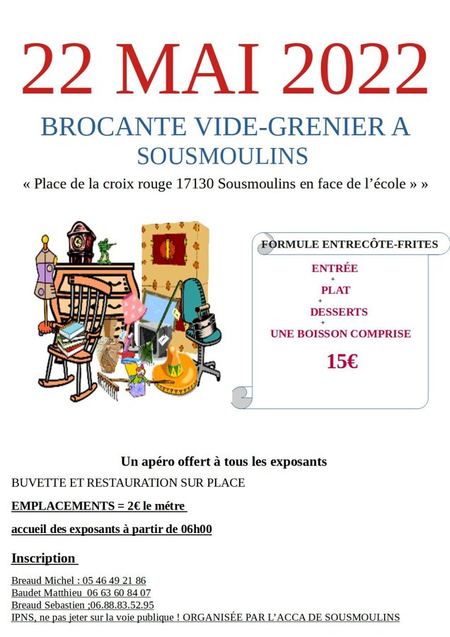 BROCANTE VIDE-GRENIER