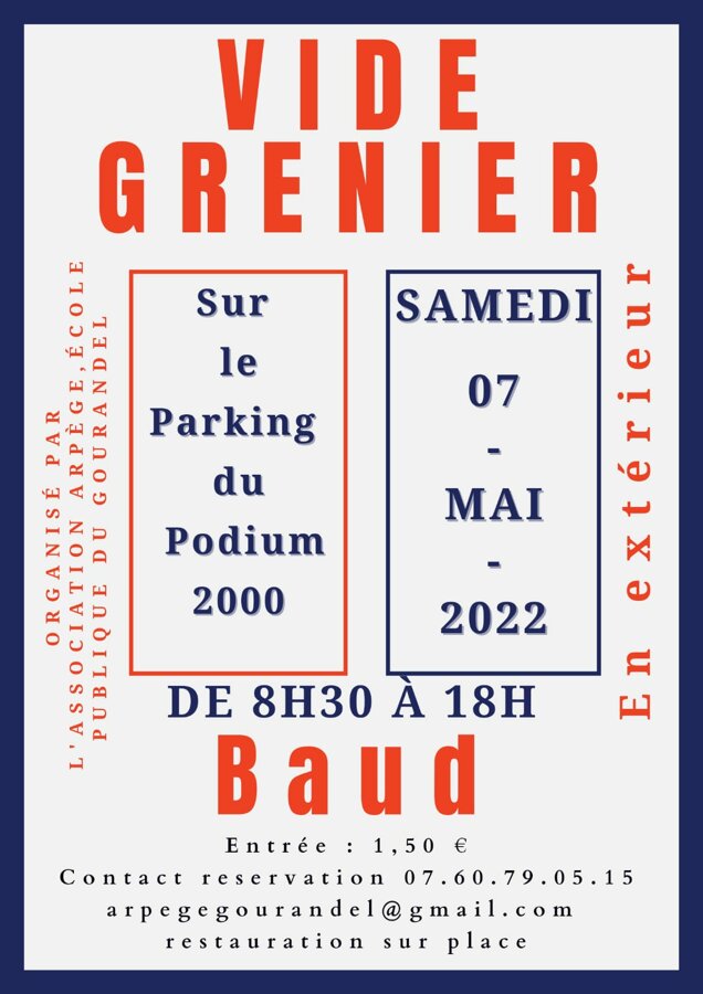 Troc et puces école du gourandel