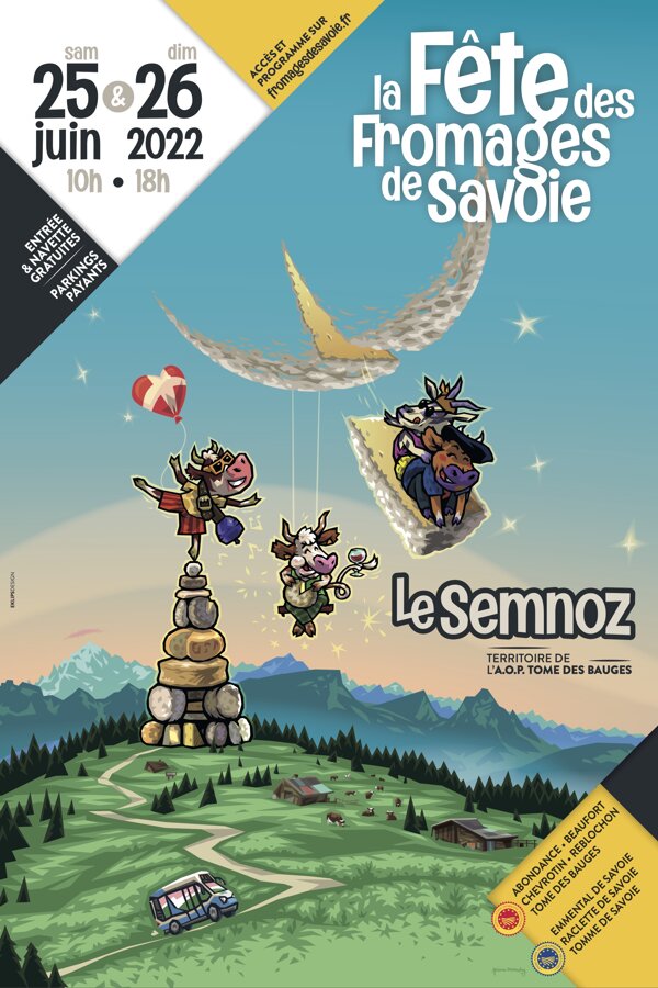Fête des Fromages de Savoie au Semnoz les 25 & 26 Juin 2022