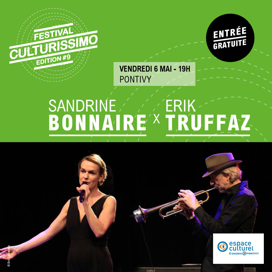 Festival Culturissimo 2022 : Sandrine Bonnaire et Erik Truffaz
