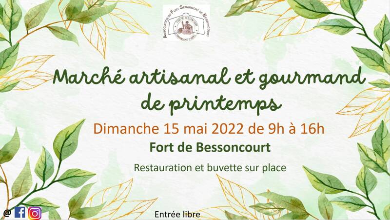 Marché artisanal et gourmand de Printemps