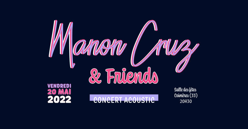 Manon Cruz & Friends - Concert caritatif