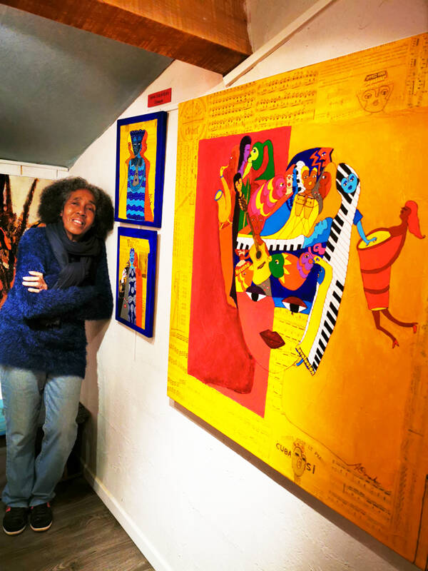 Aconcha artiste franco-cubaine exposition L'Art dans tous ses états