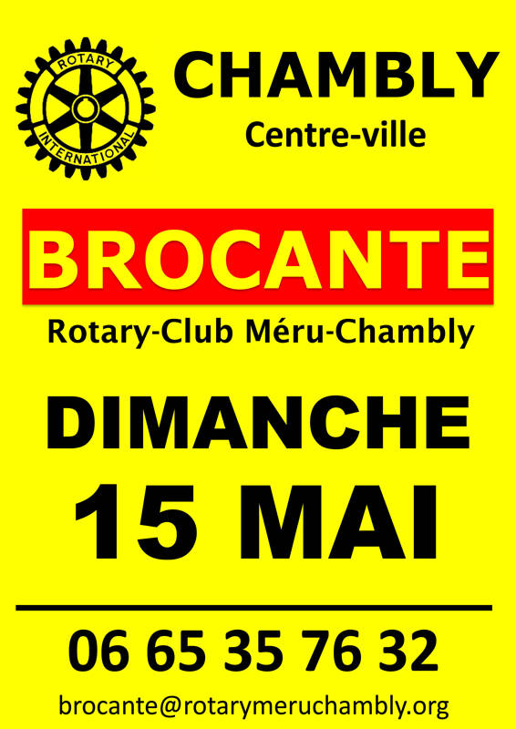Brocante du Rotary Chambly centre-ville