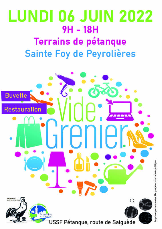 Vide Grenier de la pétanque