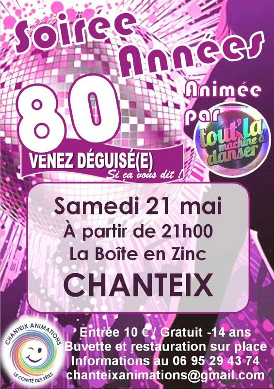 SOIREE ANNEES 80 !