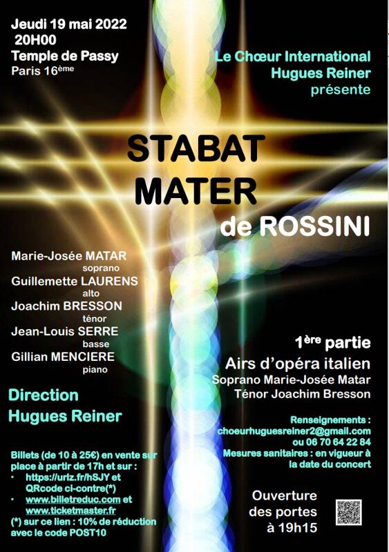 Concert : Stabat Mater de Rossini