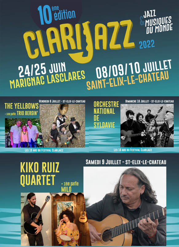 Festival Clarijazz 2022 - Les 10 ans à St-Elix