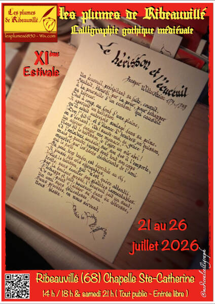 X° Printemps de la calligraphie gothique médiévale