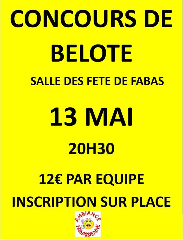 Concours de belote