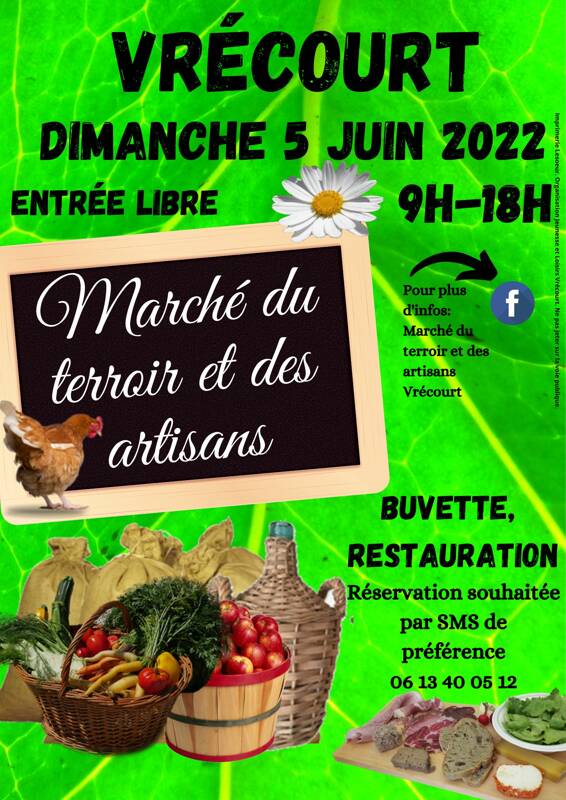 Marché du terroir et des artisans Vrécourt