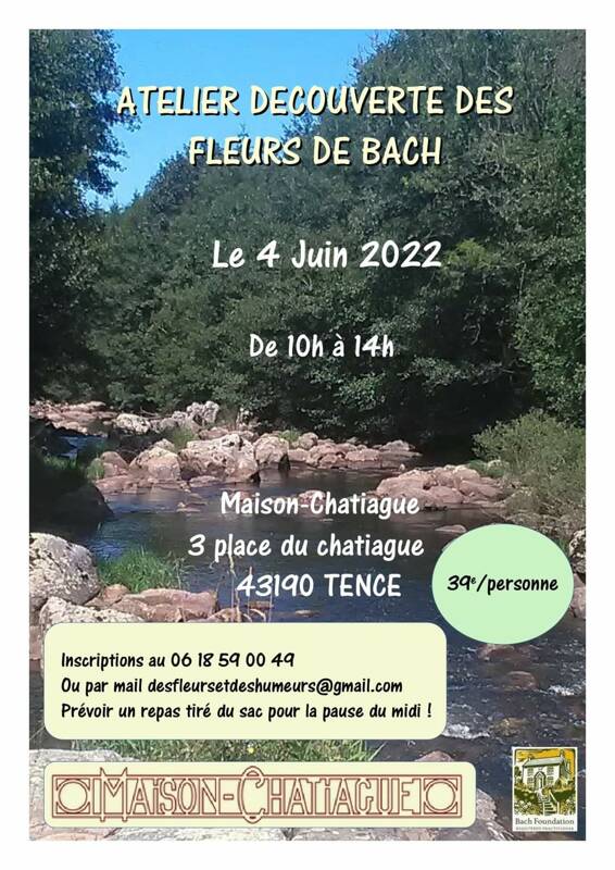 Atelier/initiation fleurs de Bach