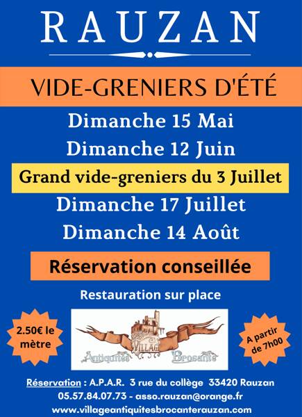 Vide-greniers d'été