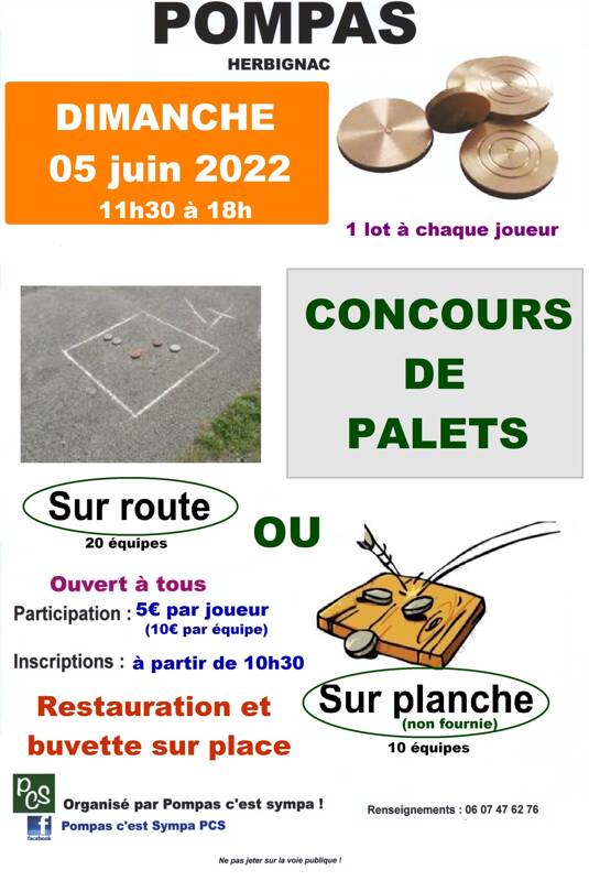 Concours de palets