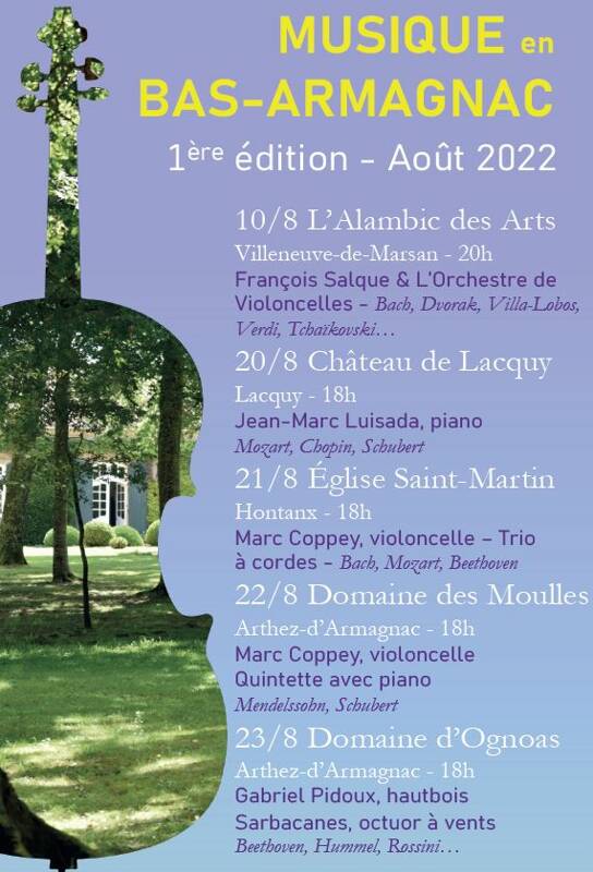 FESTIVAL MUSIQUE EN BAS ARMAGNAC