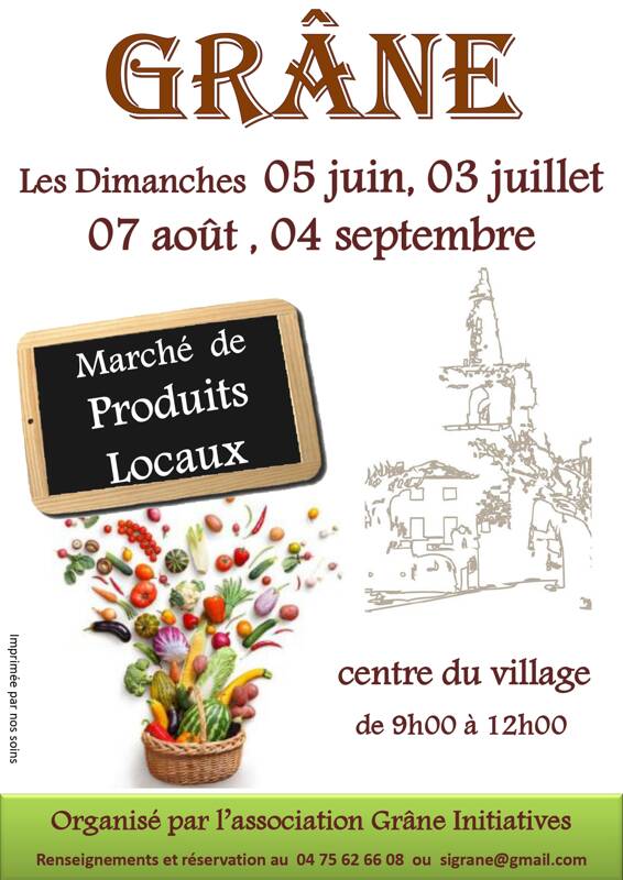 Petits marchés d'été à Grane (26)