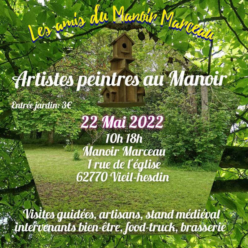 Artistes peintres au Manoir Marceau de Vieil Hesdin