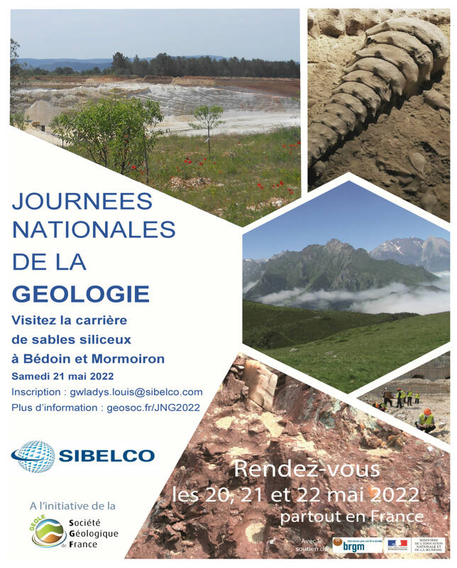 Journée Nationale de la Géologie : visite d'une carrière de sables siliceux