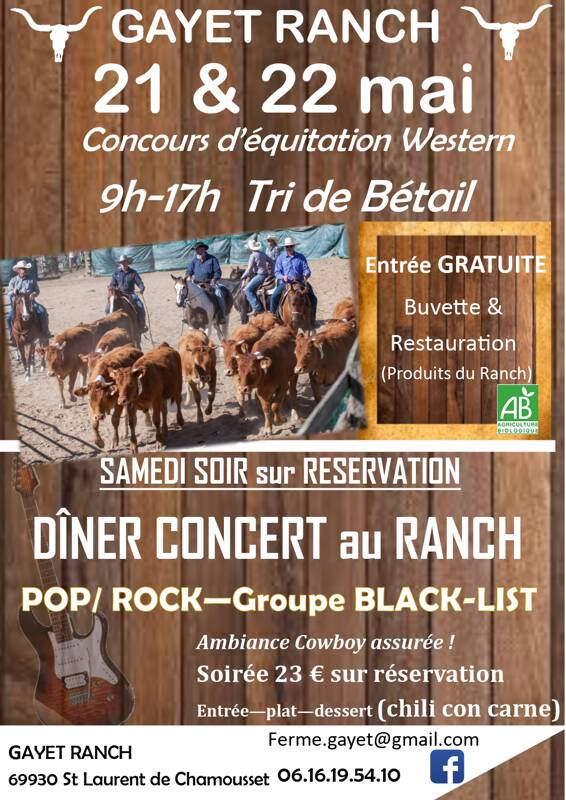 Concert Pop/Rock et Ambiance Cow-boy