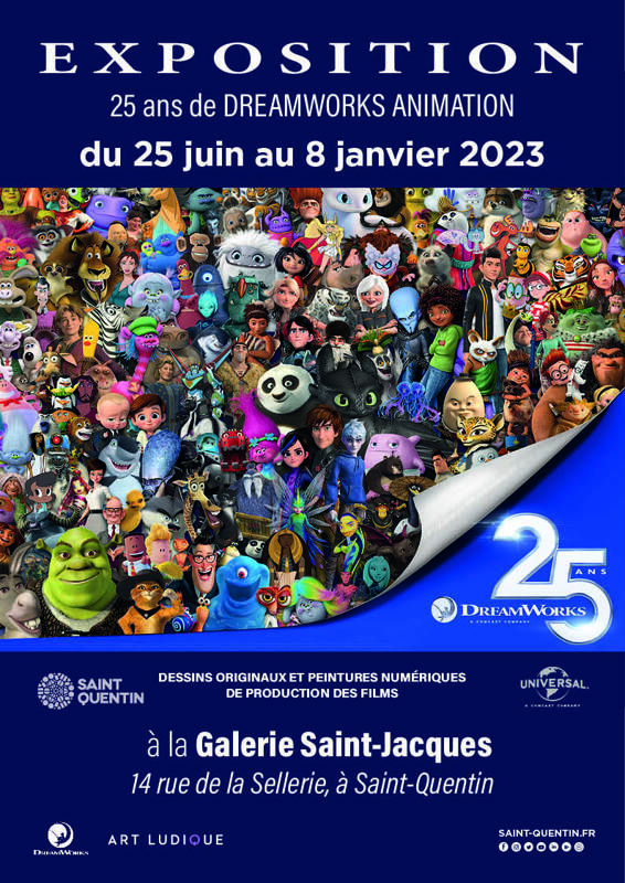 Exposition DreamWorks 25 ans d'animation