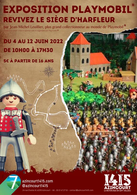 Exposition Playmobil(R) : Le siège d'Harfleur