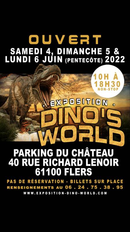 Exposition de dinosaures à flers