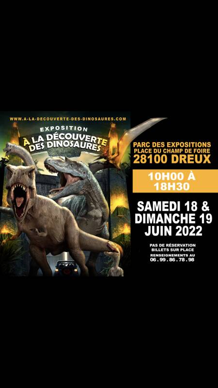 Exposition de dinosaures