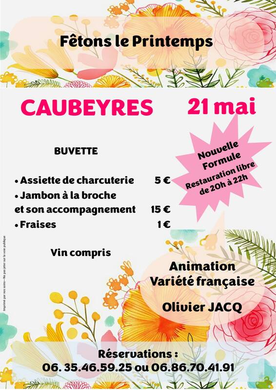 Fête de printemps à Caubeyres