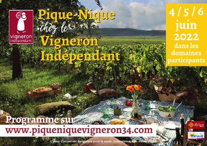 Pique-Nique chez le Vigneron Indépendant dans l'Hérault