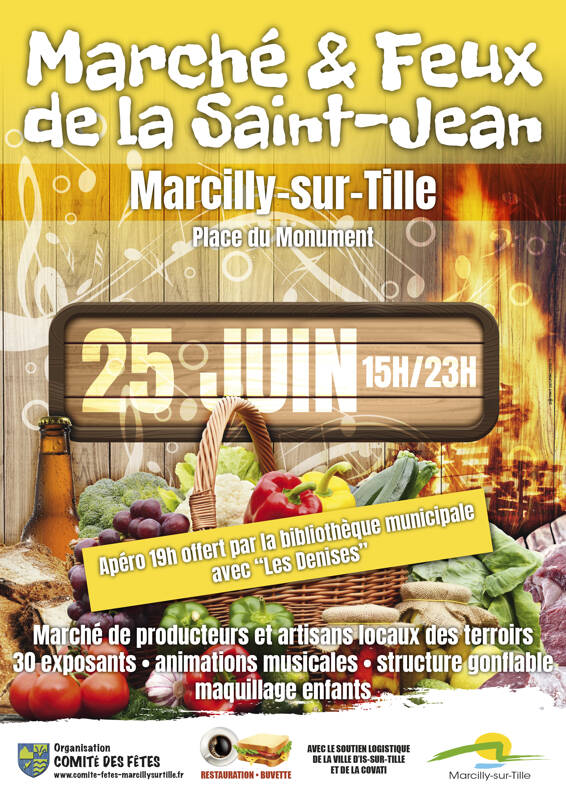 Marché et feux de la Saint Jean