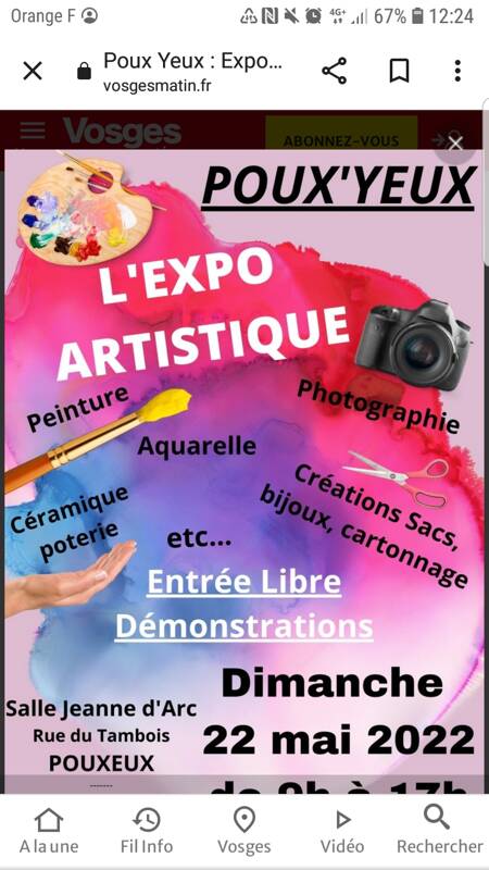 Exposition d'arts Poux'yeux