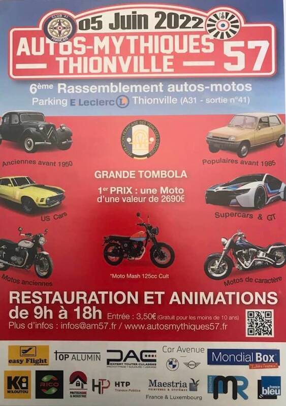 Autos Mythiques 57 & Motos de Légende 6ème Edition