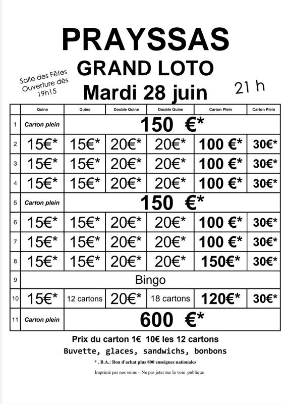 Loto exceptionnel