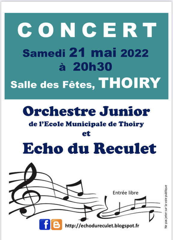 Concert harmonie Echo du Reculet