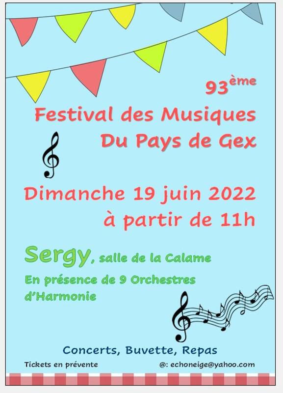 Festival des musiques 2022 - Pays de Gex